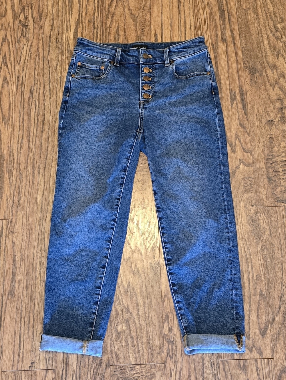 Talbots Everyday Relaxed Jean EUC - Women's Size 2P - Picture 4 of 14